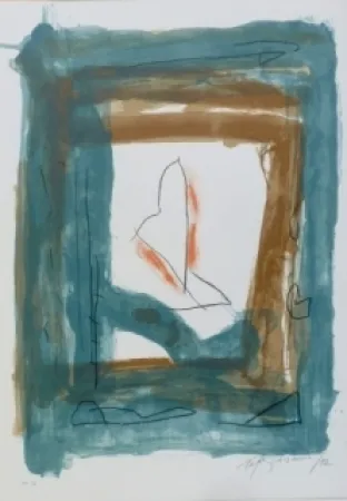 Lithograph Ràfols Casamada - Composition 45