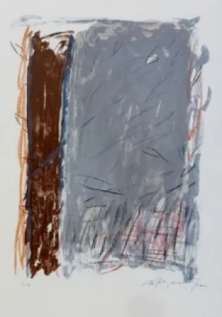 Lithograph Ràfols Casamada - Composition 46