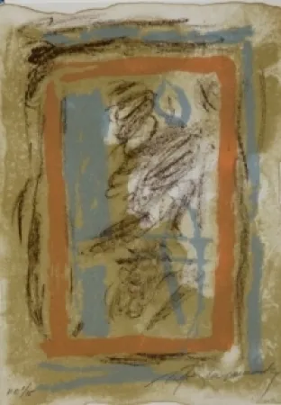 Lithograph Ràfols Casamada - Composition 5