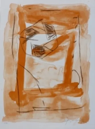 Lithograph Ràfols Casamada - Composition 53