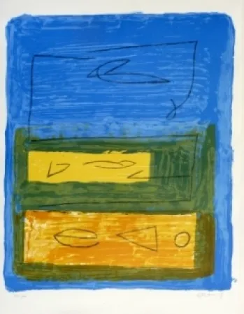 Lithograph Ràfols Casamada - Composition 56
