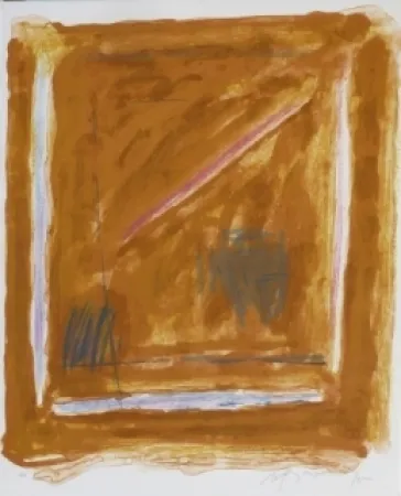 Lithograph Ràfols Casamada - Composition  59