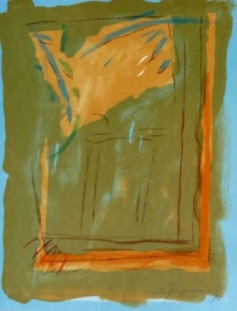 Lithograph Ràfols Casamada - Composition 7