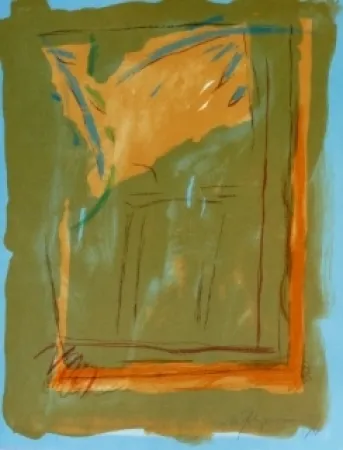 Lithograph Ràfols Casamada - Composition 7