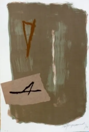 Lithograph Ràfols Casamada - Composition 8