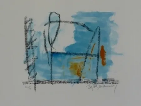 Lithograph Ràfols Casamada - Composition18