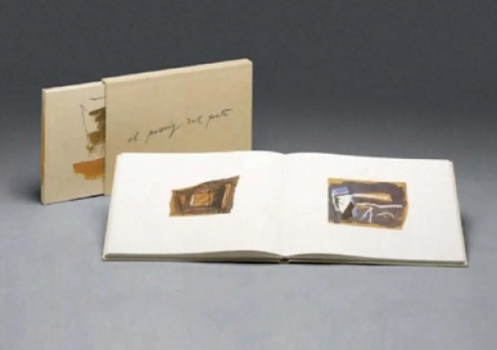 Etching Ràfols Casamada - El passeig del poeta