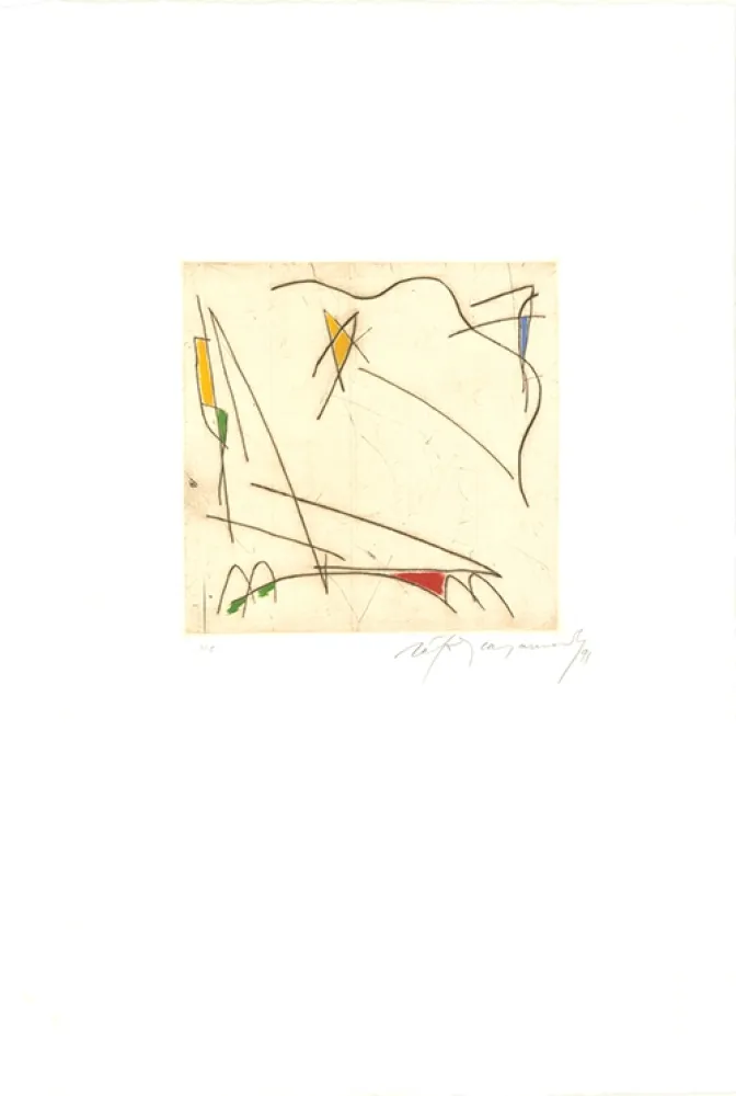 Etching Ràfols Casamada - Estels 1