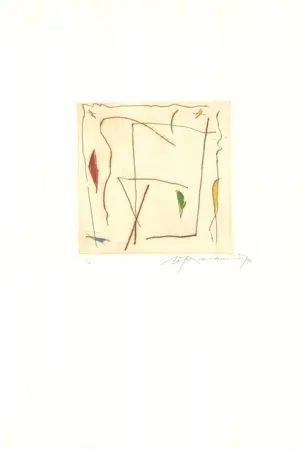 Etching Ràfols Casamada - Estels 5