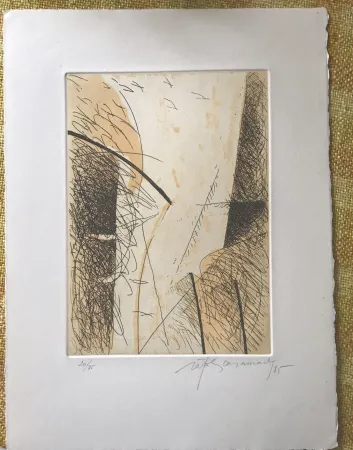 Etching Ràfols Casamada - Estrats II