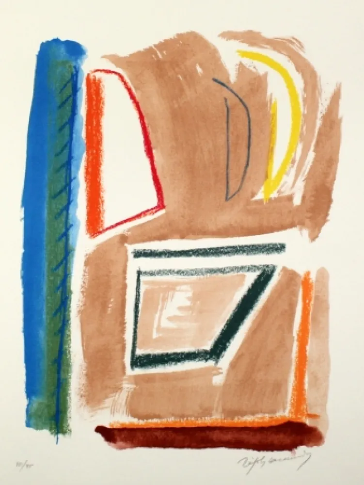 Lithograph Ràfols Casamada - Estructures 1