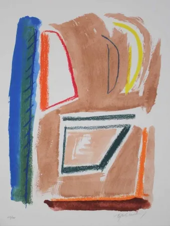 Lithograph Ràfols Casamada - Estructures 1