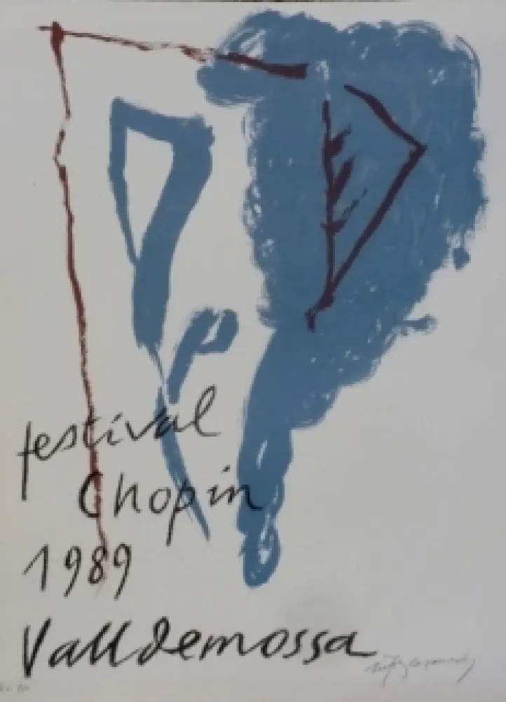 Lithograph Ràfols Casamada - FESTIVAL CHOPIN