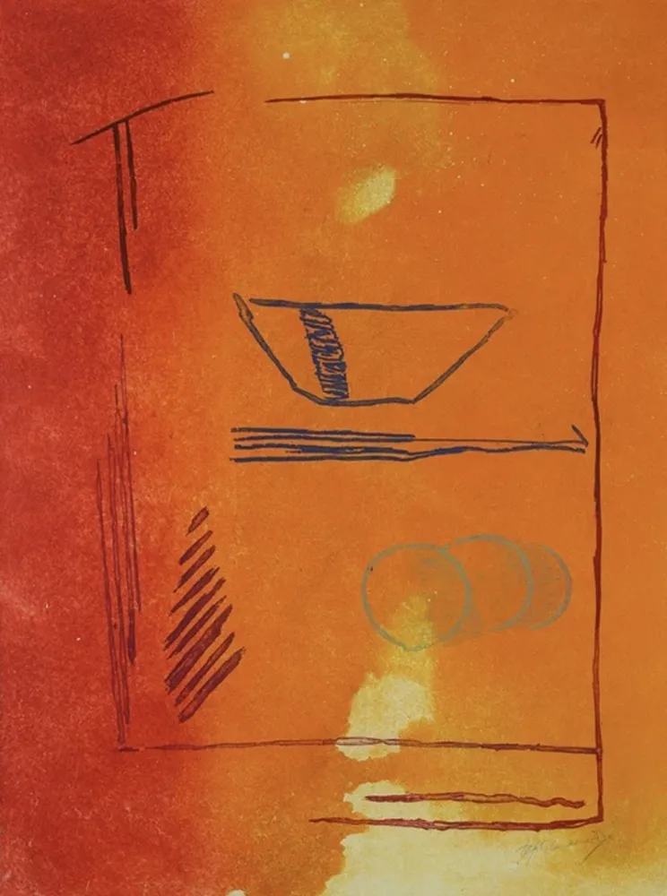 Etching And Aquatint Ràfols Casamada - Fruites d'estiu