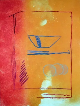 Etching And Aquatint Ràfols Casamada - Fruites d'estiu