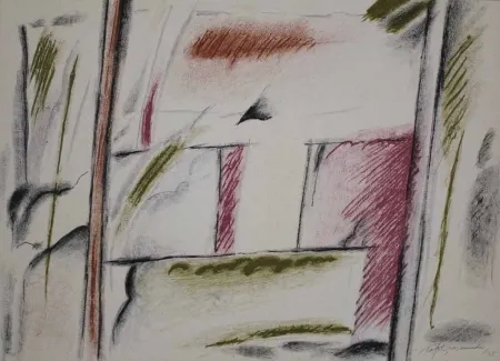 Lithograph Ràfols Casamada - Homenatge a Joan Prats