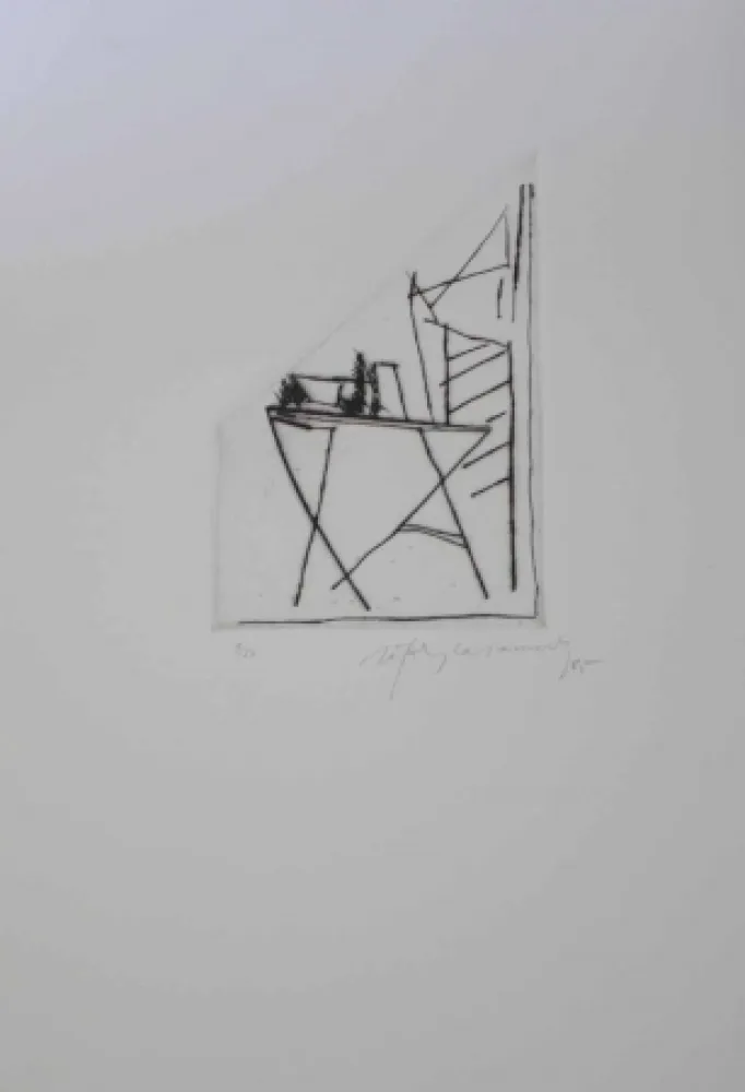 Etching Ràfols Casamada - Jardí 2