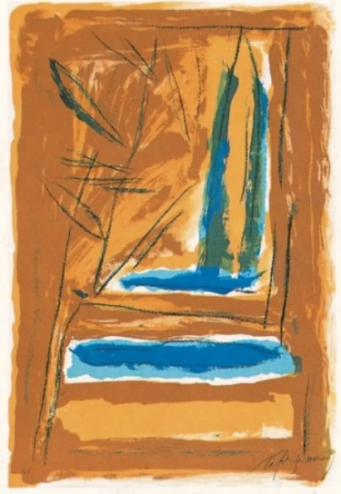 Lithograph Ràfols Casamada - La tardor-2