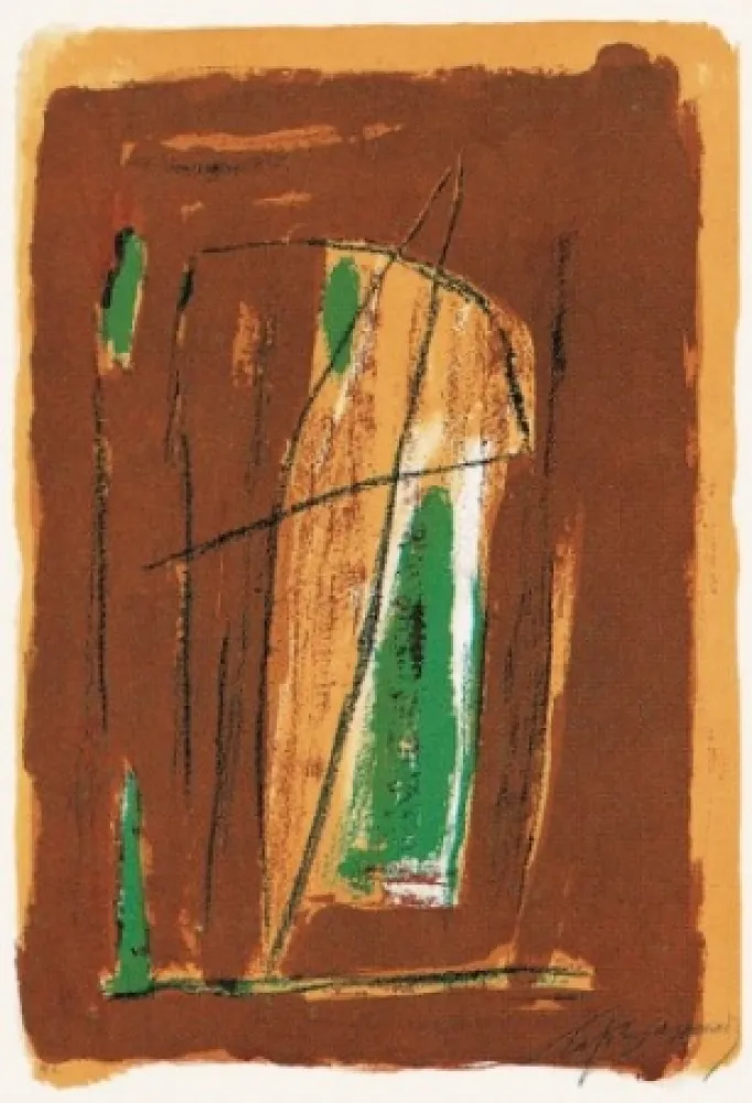 Lithograph Ràfols Casamada - La tardor-4	