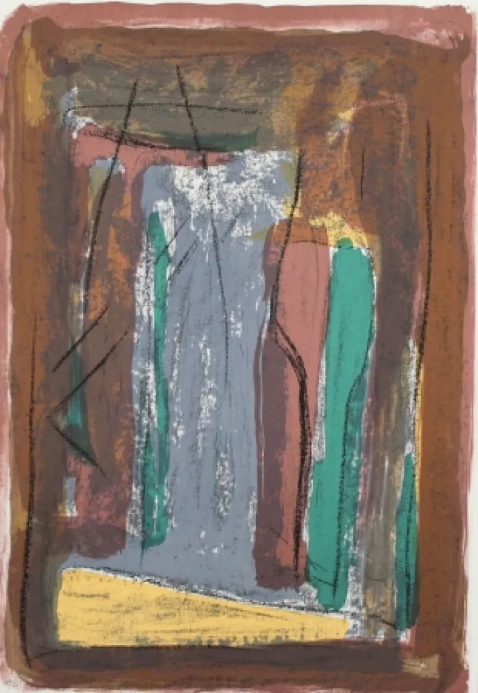 Lithograph Ràfols Casamada - La Tardor 7 / Autumn 7