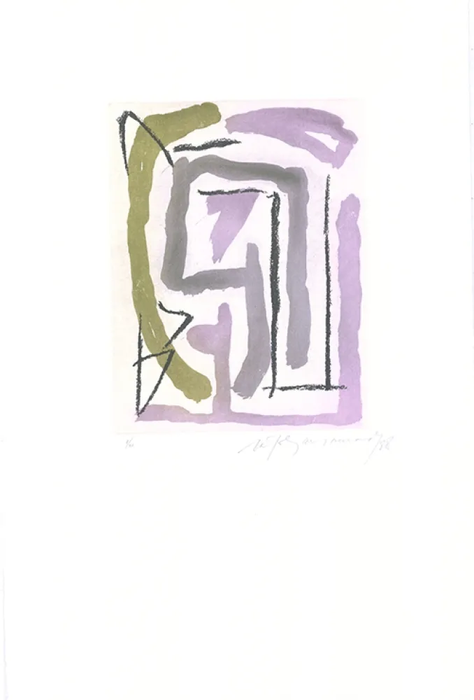 Etching And Aquatint Ràfols Casamada - Laberint-4