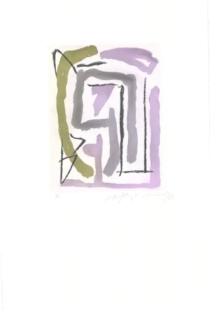 Etching And Aquatint Ràfols Casamada - Laberint-4