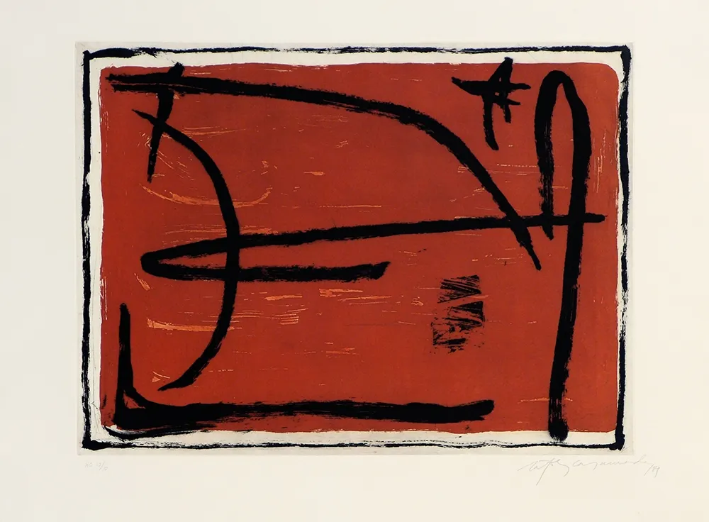 Etching Ràfols Casamada - Los elementos I. Fuego