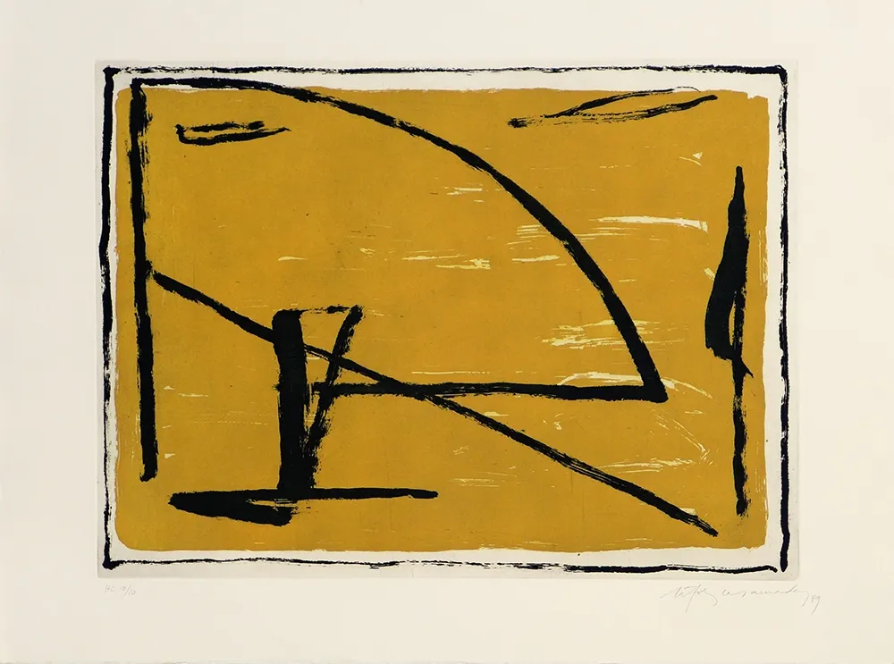 Etching Ràfols Casamada - Los elementos II. Aire