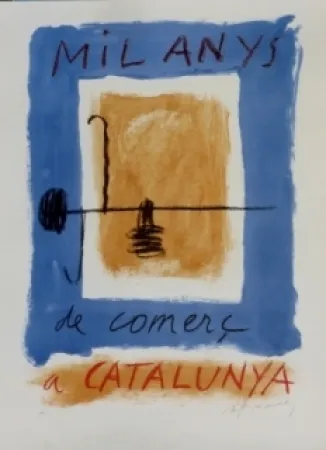 Lithograph Ràfols Casamada - Mil Anys de comerc a CATALUNYA