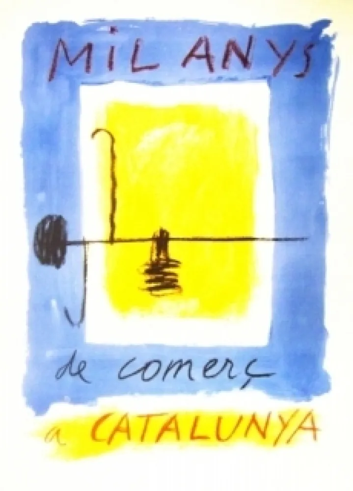 Lithograph Ràfols Casamada - Mil Anys de comerc a CATALUNYA 