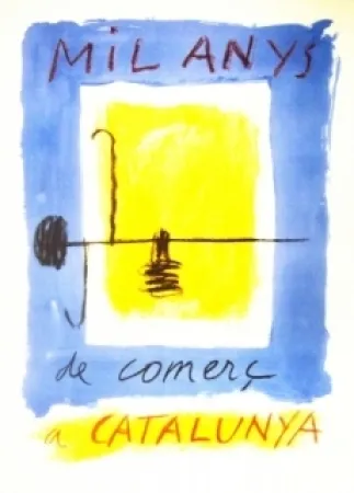 Lithograph Ràfols Casamada - Mil Anys de comerc a CATALUNYA 