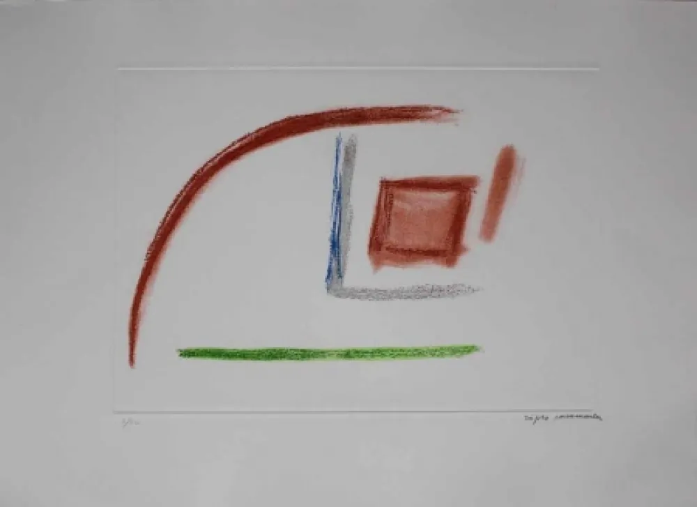 Etching And Aquatint Ràfols Casamada - Mod. 1