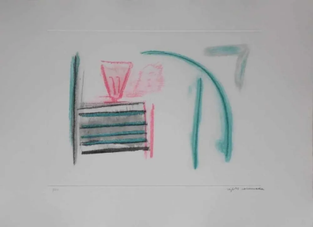 Etching And Aquatint Ràfols Casamada - Mod. 2