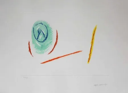 Etching And Aquatint Ràfols Casamada - Mod. 3