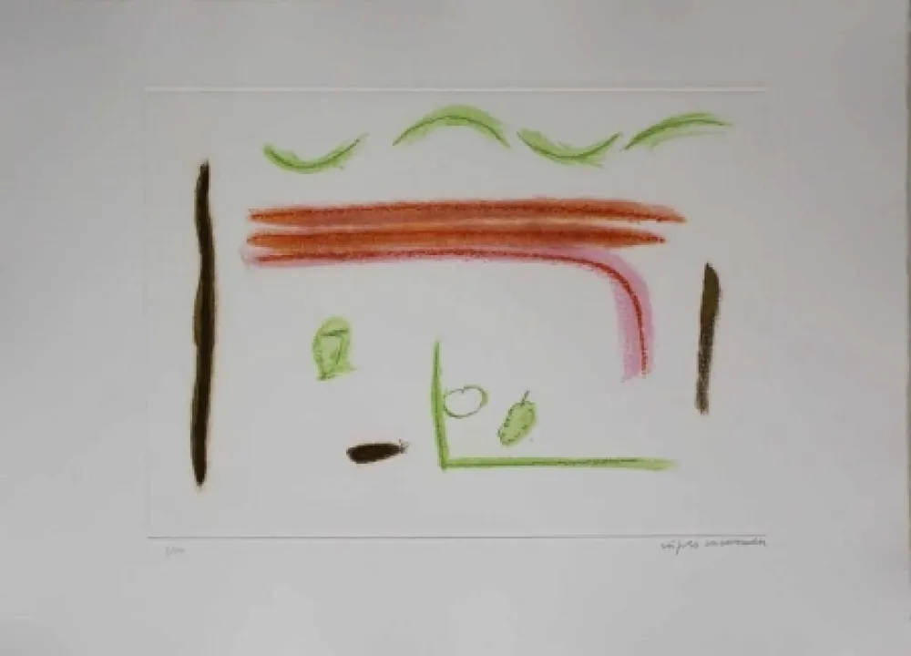 Etching And Aquatint Ràfols Casamada - Mod. 4