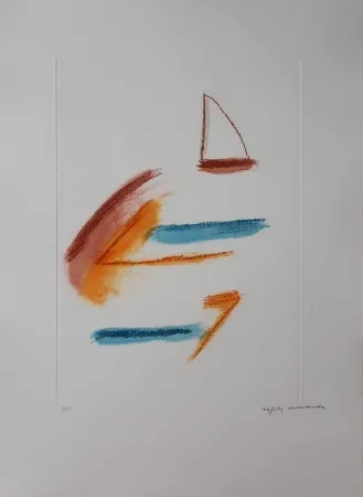 Etching And Aquatint Ràfols Casamada - Mod. 5