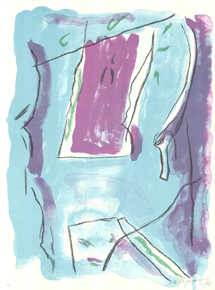 Lithograph Ràfols Casamada - Parc-4