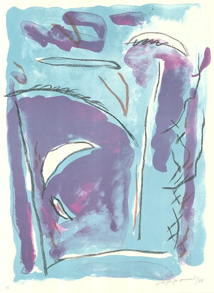 Lithograph Ràfols Casamada - Parc-5