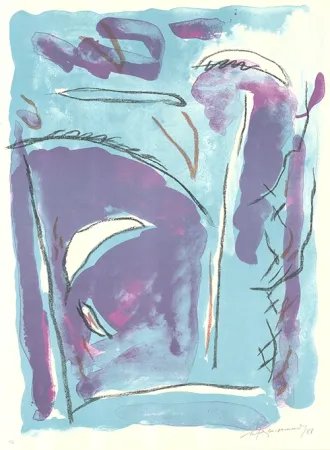 Lithograph Ràfols Casamada - Parc-5