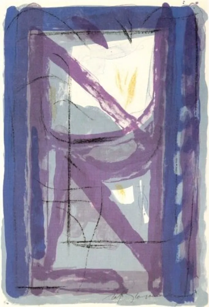 Lithograph Ràfols Casamada - Portfolio 12th Anniversary of Galeria Joan Prats