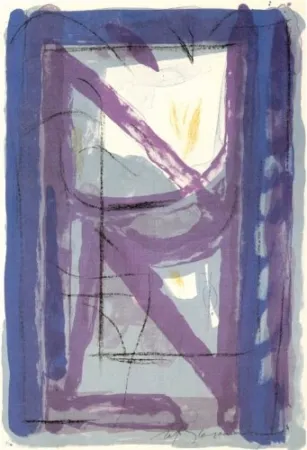 Lithograph Ràfols Casamada - Portfolio 12th Anniversary of Galeria Joan Prats