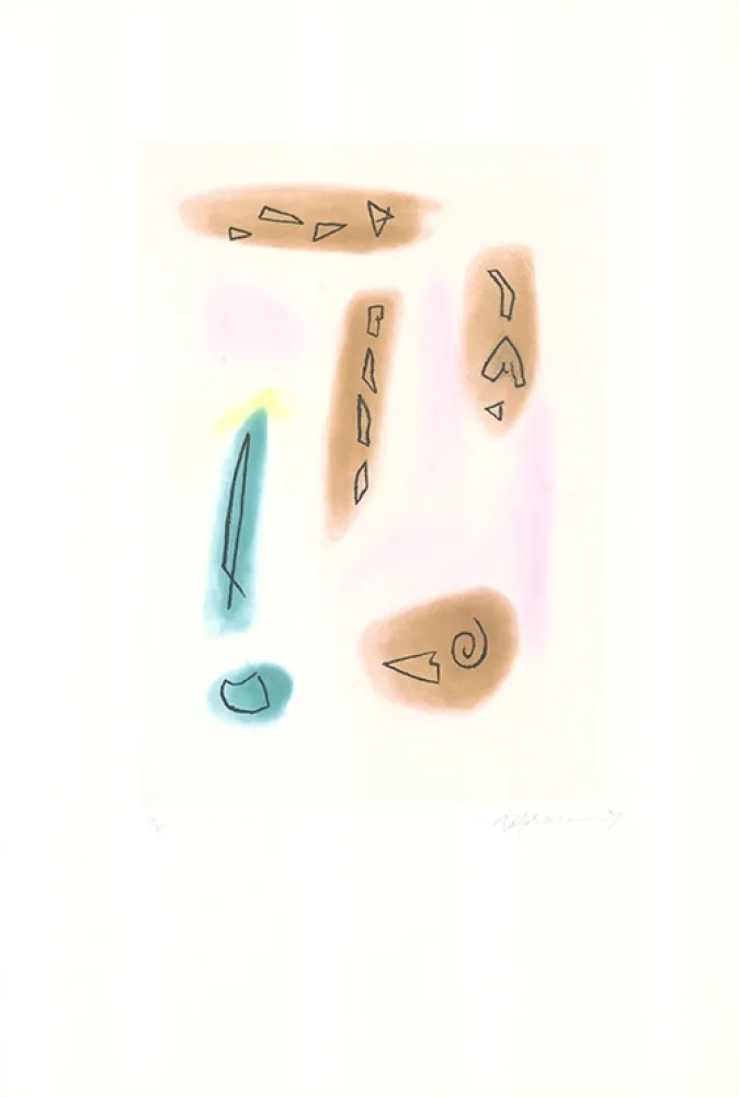 Etching And Aquatint Ràfols Casamada - Primavera-4