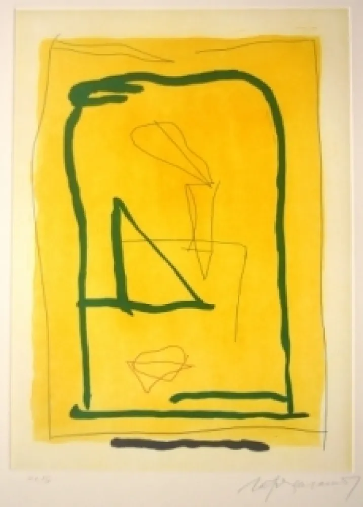 Etching And Aquatint Ràfols Casamada - Sans titre 11