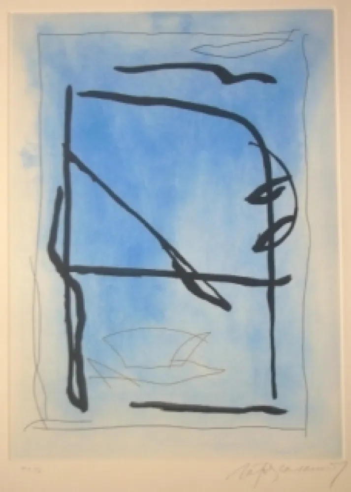 Etching And Aquatint Ràfols Casamada - Sans titre 12