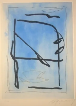 Etching And Aquatint Ràfols Casamada - Sans titre 12