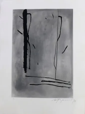 Etching Ràfols Casamada - Signe i color-1	 