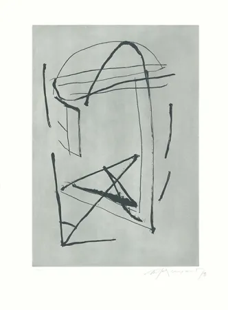 Etching And Aquatint Ràfols Casamada - Signe i color-2