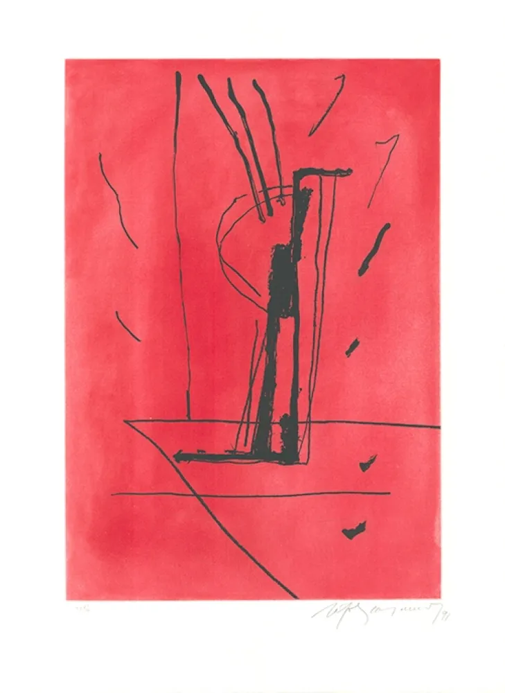 Etching And Aquatint Ràfols Casamada - Signe i color 6