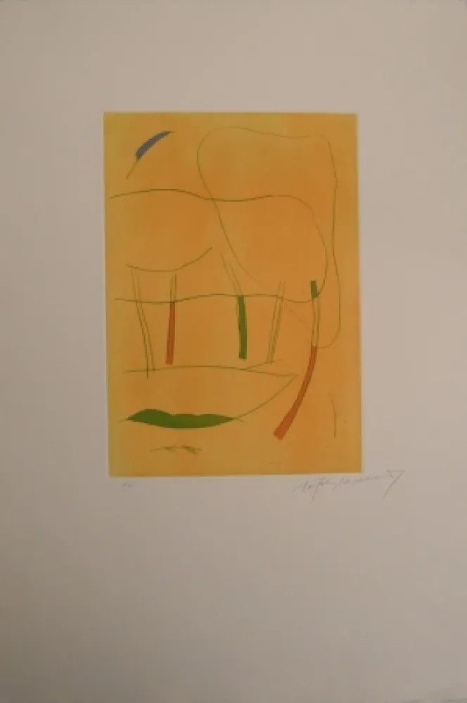 Etching Ràfols Casamada - Sin Título