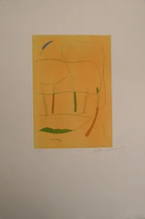 Etching Ràfols Casamada - Sin Título